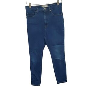 Everlane Jeans Womens 27 Dark Wash Ankle Stretch Denim Skinny Leg High Rise